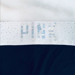 PINK VICTORIA SECRET CAPRI YOGA PANTS